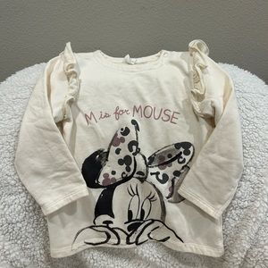 H&M Mini ruffle shirt 3-4T